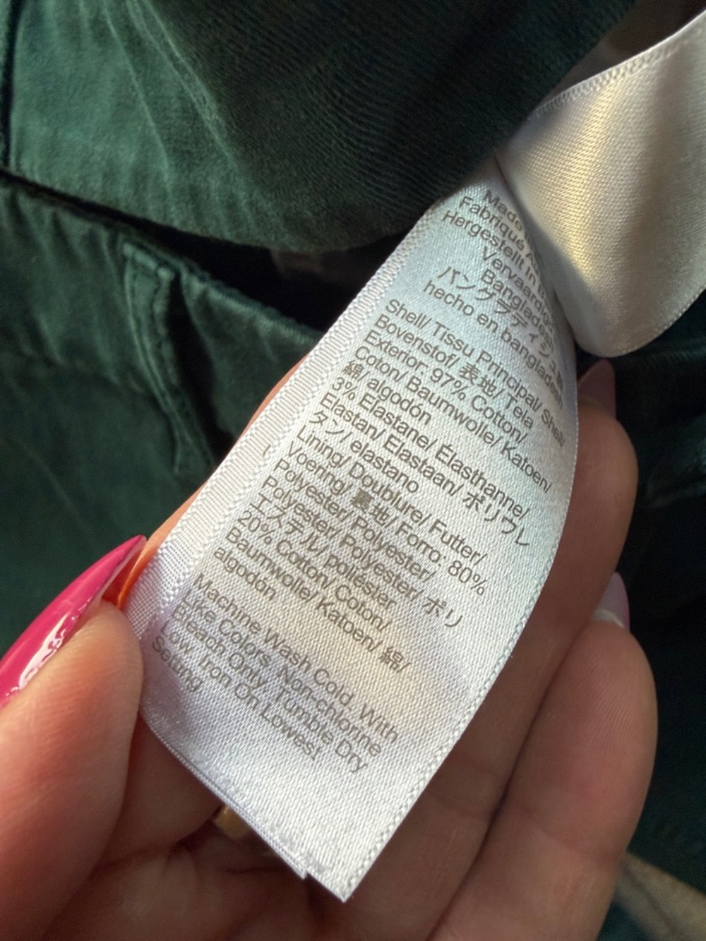 J. Crew Forest Green Chino Pants - Picture 3 of 4